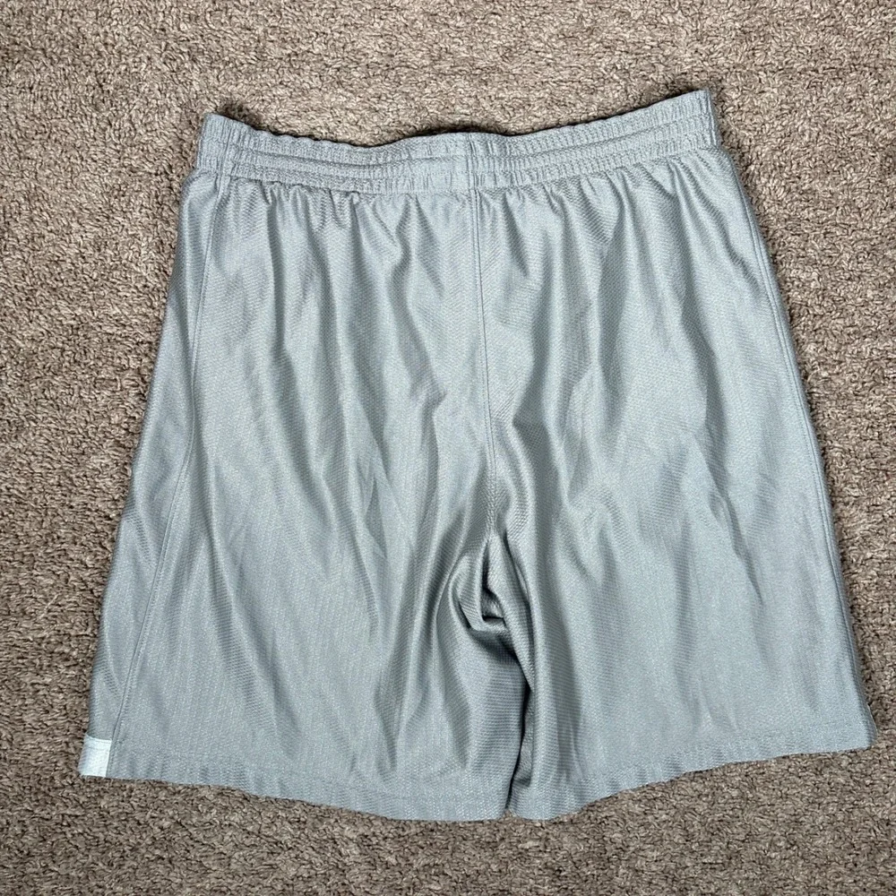 Nike Mens Basketball Shorts Grey Dazzle Shimmer Mesh Athletic Gym Training XL